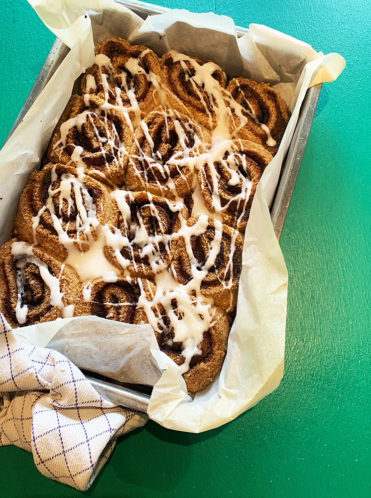 kanelsnegl uden mel og sukker